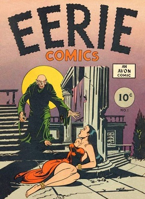 Eerie #1 (1947): Rare Avon Per One-Shot; Publisher revived Horror Comic Books series in 1951. Click for value