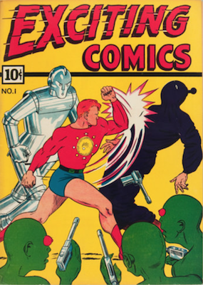 Exciting Comics #1:  Origin and First Appearance of The Mask. Click for current values.