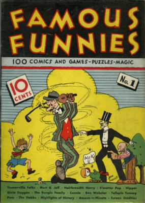 Famous Funnies #1 (1934): First comic book sold to the public. Click for values