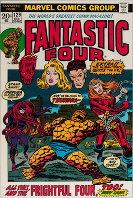 Fantastic Four #129: 1st Appearance of Thundra. Click for values