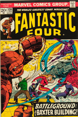 Fantastic Four #130: Sue Richards Leaves the FF. Click for values