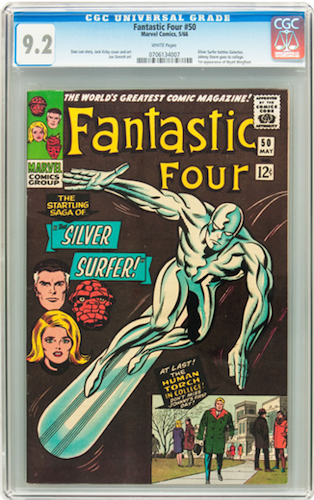 Fantastic Four #50, invest in CGC 9.2. Click for values