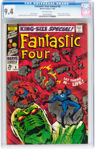 Marvel Movie Villains #5: Annihilus. Invest in a CGC 9.4 copy of Fantastic Four Annual #6. Click for values