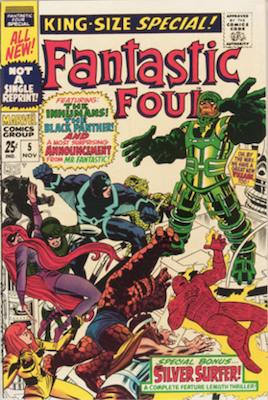 Fantastic Four Annual #5. Click for values