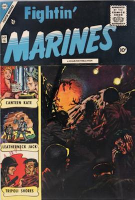 Fightin' Marines #16. Matt Baker cover. Click for values