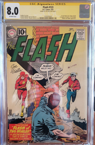 Flash #123 Signature Series CGC 8.0