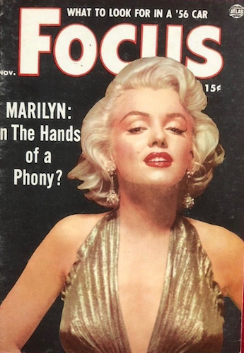 Atlas Magazines Focus: Marilyn Monroe cover. Click for values