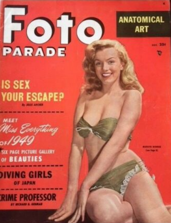 Foto Parade v1 #1: 1949 Monroe Photo Cover. Click for values