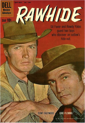 Four Color #1097: Rawhide, Clint Eastwood cover. Click for values.
