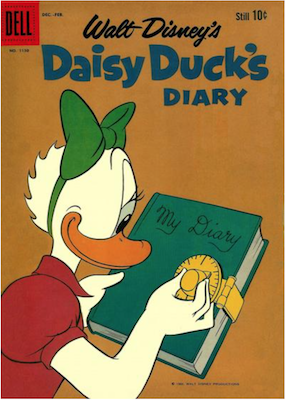 Four Color #1150: Daisy Duck's Diary by Carl Barks. Click for values.