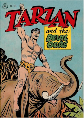 Four Color #134: Tarzan and the Devil Ogre. Click for values.