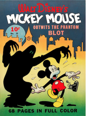 Four Color Comics #16: Rare Mickey Mouse issue. Click for values