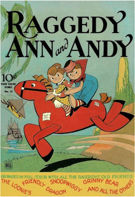 Raggedy Ann and Andy: Four Color #23 (1942). Dell Comics. Click for values