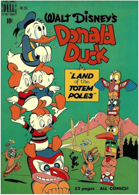Four Color #263: Donald Duck in Land of the Totem Poles by Carl Barks. Click for values.