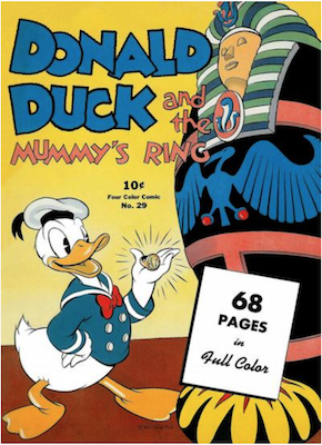 Four Color #29: Donald Duck and the Mummy's Ring. Click for values.
