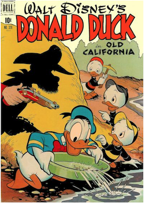 Four Color #328: Donald Duck in Old California by Carl Barks; peyote drug use in story. Click for values.