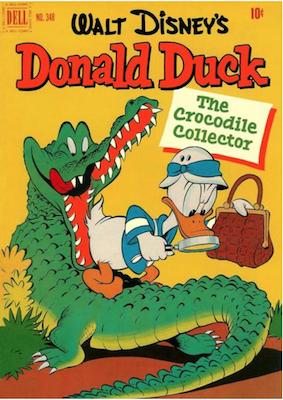 Four Color #348: Donald Duck in the Crocodile Collector, Carl Barks cover. Click for values.