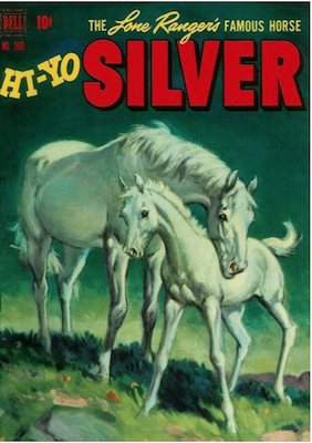 Four Color #369: The Lone Ranger's Famous Horse Hi-Yo Silver (#1). Click for values.