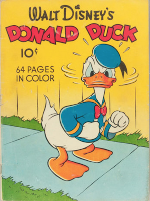 Four Color #4: Donald Duck. Click for values.
