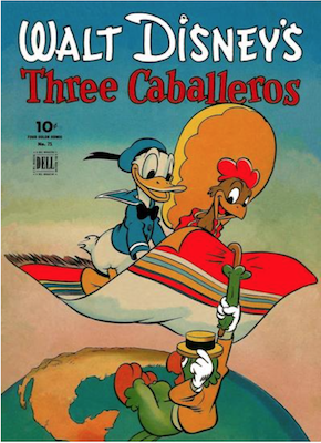 Four Color #71: Walt Disney's Three Caballeros by Walt Kelly. Click for values.