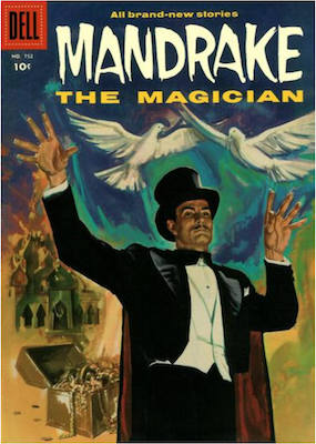 Four Color #752: Mandrake the Magician. Click for values.