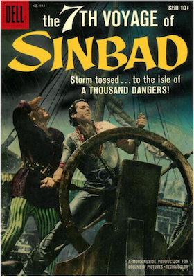 Four Color #944: The 7th Voyage of Sinbad, Buscema cover art. Click for values.