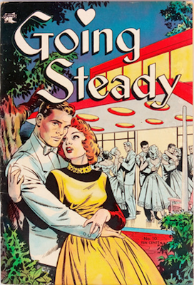 Going Steady comic #10, Matt Baker cover. Click for values