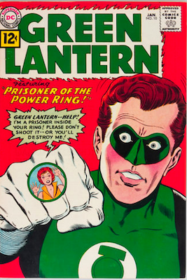 Green Lantern Comic #10: Check values here