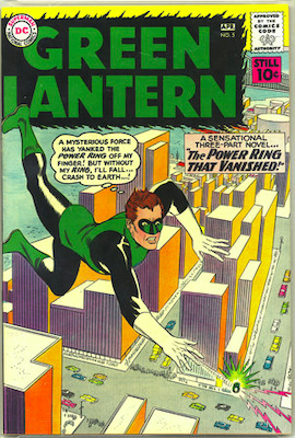 Green Lantern Comic #5: Check values here