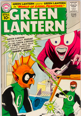 Green Lantern Comic #6: Check values here