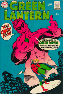 Green Lantern Comic #61: Check values here