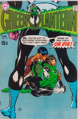 Green Lantern Comic #74: Check values here