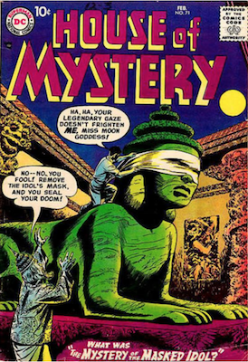 House of Mystery #71. Click for current values.