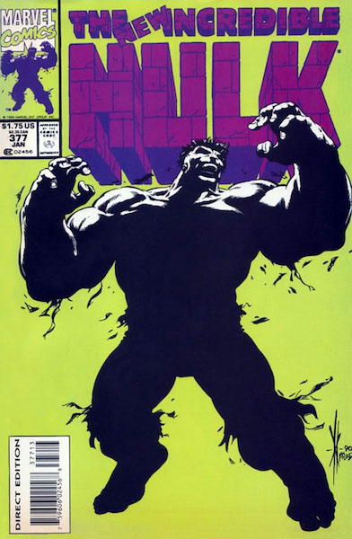 #47: Incredible Hulk 377 Third Printing, McKeown/McLeod (1994). Click for values