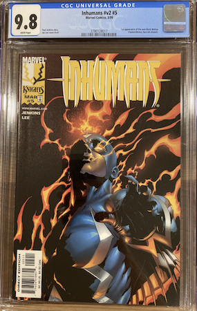 100 Hot Comics: Inhumans #5 (1999), 1st Yelena Bolova, the new Black Widow. Click to order a copy at Goldin