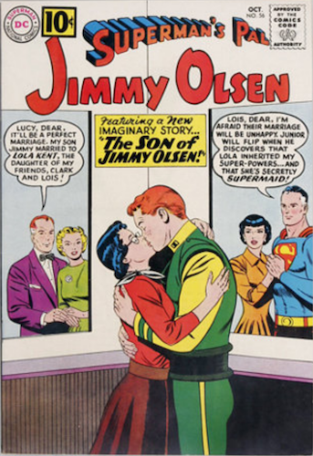Superman's Pal Jimmy Olsen #56 by DC Comics. Monroe and Kennedy appear. Click for values