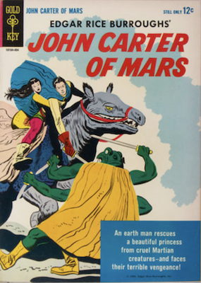 John Carter of Mars #1 (1964), Gold Key. Click for values
