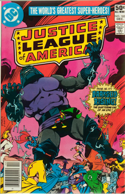 Justice League of America #185 (DC, 1980): Resurrection of Darkseid. Click for values