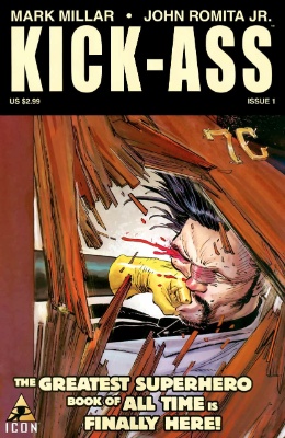 Origin and First Appearance, Kick-Ass, Kick-Ass #1, Icon Comics, 2008. Click for value