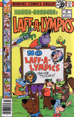 Laff-a-Lympics Comics #13 (Marvel Comics, 1978-79). Features Scooby Doo on some covers. Click for values