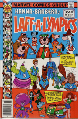 Laff-a-Lympics Comics #1 (Marvel Comics, 1978-79). Features Scooby Doo on some covers. Click for values