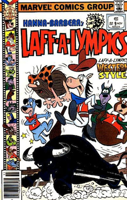 Laff-a-Lympics Comics #9 (Marvel Comics, 1978-79). Features Scooby Doo on some covers. Click for values
