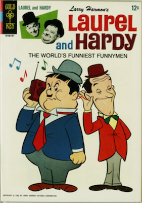 Laurel and Hardy #1 (1967), Gold Key. Click for values