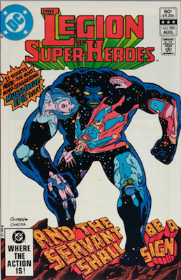 Legion of Super-Heroes #290: The Great Darkness Saga". Click for values