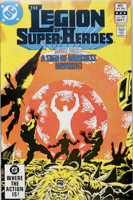 Legion of Super-Heroes #291: The Great Darkness Saga". Click for values