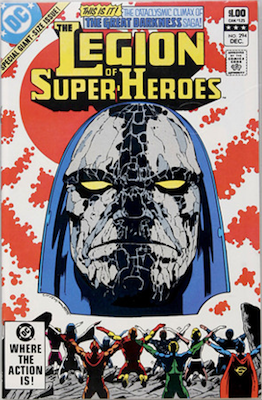 Legion of Super-Heroes #294: The Great Darkness Saga". Click for values