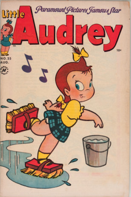 Little Audrey #25: First Harvey comic book appearance of Casper the Friendly Ghost