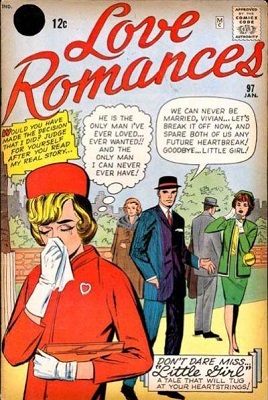 Love Romances #97: Rare Marvel (Timely) romance comic. Click for value