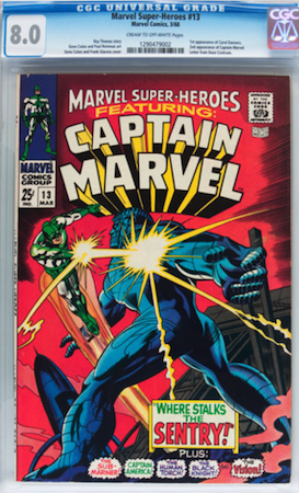 Hot Comics #8: Marvel Super Heroes 13, 1st Carol Danvers, 2nd Captain Marvel. Click to order a copy