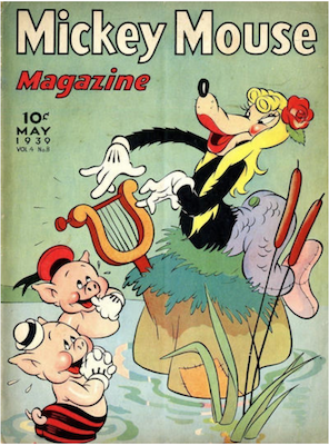 Mickey Mouse Magazine v4 #8. Click for values.